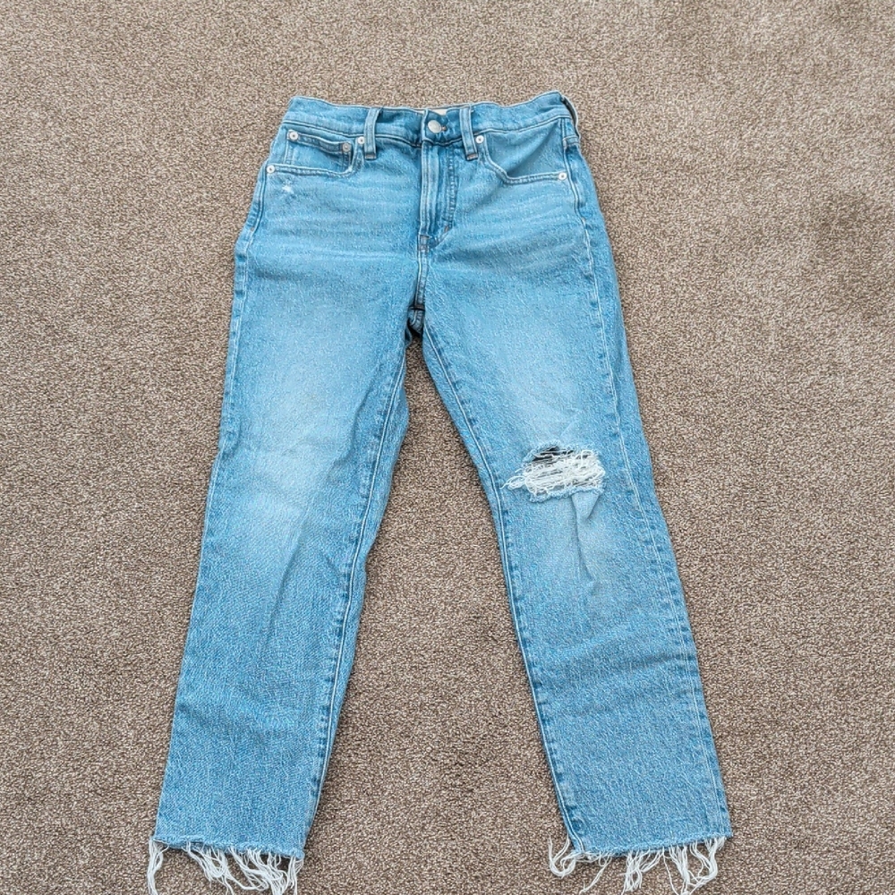 Madewell Light Blue Straight Leg Jeans